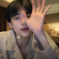Stray Kids Hyunjin Inspired Fan Necklace - Kpop Keepsake Jewelry Rantai Leher Kenangan Terinspirasi 