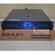 Power ASHLEY HM1000 2x1000 Watt Original ASHLEY Kualitas bagus Limited