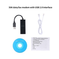USB ภายนอก56K V.92 V.90โทรขึ้นแฟกซ์โมเด็มสำหรับ Win XP/VISTA7/8/10