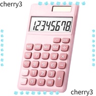 CHERRY Scientific Calculator, 8-Digit Large Screen Mini Pocket Calculator, Portable Dual Power Suppl