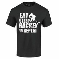 Eat Sleep Hockey Repeat T-Shirt Hockey Shirts