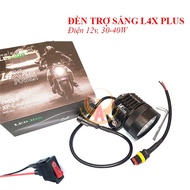 Đèn trợ sáng L4X PLUS  XML2  CHOÁ NHÔM- 5 phụ kiện- 6 tháng bảo hành