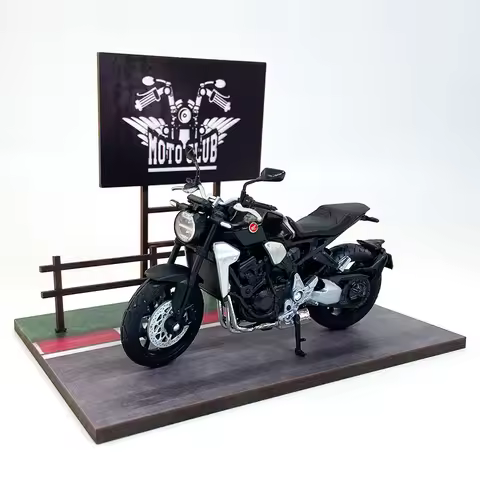Welly 1:18 Honda 2018 Cb1000r Cb 1000r 1000 R Simulation Alloy Motorcycle Model With Scene Base Back