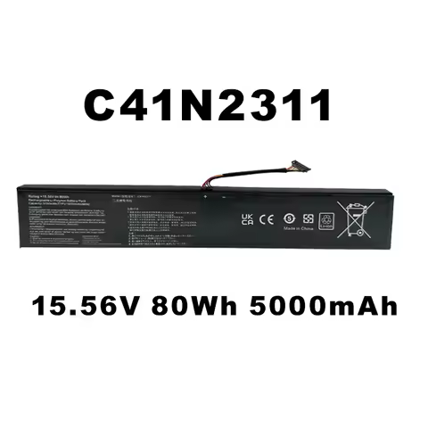 DXT New Battery C41N2311 For ASUS ROG Ally X RC72LA RC72LA-ALLYX.Z1X Ally 2nd 80Wh High Capacity Gam