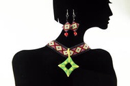 ♦️原風藝站♦️原住民族菱形串珠織帶項鍊