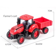 Traktor Kendaraan Teknik Inersia Anak/Mesin Pemanenan/Mesin Kayu Mainan Kartun Anak Kartun