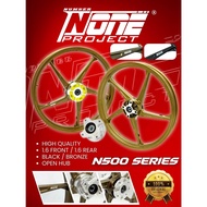 Rim Sukan NONE PROJECT N500 SP500 Y15 SPORT RIM NYLON RUBBER CUSTOM ADAPTOR 1.6/1.6 SPROCKET 26T