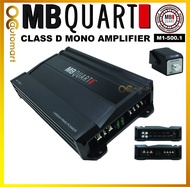 MB Quart Class D Mono Block Car Amplifier M1-500.1 MonoBlock Amp For Woofer