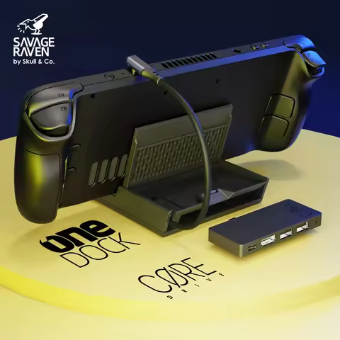 Savage Raven by Skull & Co. OneDock DeX Docking Station Stand USB C Hub for Steam Deck Xbox Ally ROG