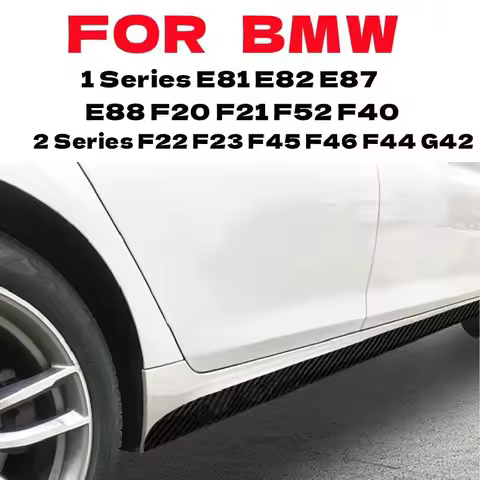 M Performance Decals Car Body Door Side Skirt Sticker For BMW 1 2 Series E81 E82 E87 E88 F20 F21 F52
