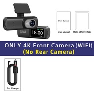 Dash Cam 4K 3840*2160P GPS WIFI Car DVR Front and Rear Dual Lens Auto Car Camera With Night Vision D