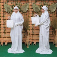 MUKENA SETELAN BERLENGAN/MUKENA JUMBO/MUKENA POTONGAN DEWASA/MUKENA RAYON SAMITEX/MUKENA ADEM DAN NY