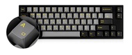 New FC660M PD Ash Yellow 66 Keys High-End Mechanical Keyboard 1.5mm PBT/PBT Double Shot Keycap/Sound