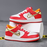 Childrens Sports Shoes Casual All-Match Small Childrens Shoes Anti-Slip Wear-Resistant High Help Mid