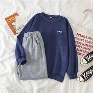 Alexa hoodie oversize set olahraga wanita korean style