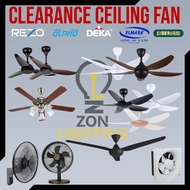 ALPHA DEKA REZO ELMARK PRIMA VENTI AVILL SIBERAIR NOBLE EXIS ELISE KRONOS CEILING FAN CLEARANCE SALE