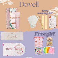 DOVELL WAX THE HAIRTERS + DOVELL MAGIC WHITENING SCRUB [FREE GIFT ❤️]