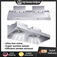 🔥Ready Stock🔥304 Stainless steel Exhaust Hood Commercial  Range Hood Kitchen Set Range Hood🔥