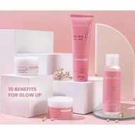 SG Readystocks HANASUI GLOW SET/ACNE TREATMENT SET + POUCH
