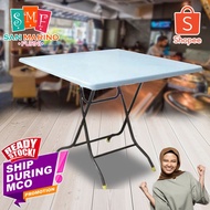 [SHIP DURING MCO] 3V 3-Feet Square Plastic Table / Meja Lipat / Square Table / Meja Square