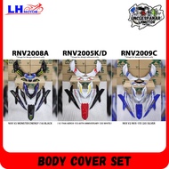 YAMAHA NV-X NVX V2 AEROX-155 (31) BLUE YELLOW COVER SET (STICKER TANAM) RAPIDO NEW ACCESSORY AKSESORI