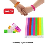 Event Wristband (10 pcs) Waterproof for event party one time use