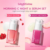 Glad2Glow 2 In 1Pomegranate Niacinamide Power Whitening Serum muka glowing Wajah Brightening/Retinol