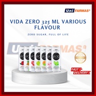 VIDA Zero Sparkling Drink 325ml (Minty Lime / Sakura / Citrus / Lychee / Asam Jawa / Sirap Ros) | Su
