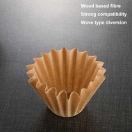 Wave Filter Coffee Filter Paper V60 110mm 8-12 Cups 100PCS - W12