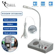 Window Speaker Mic Drive Thru Intercom System Speak-Thru Dual Way Interphone for Business School Off