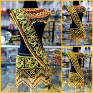 Shoulder Lotus Necklace Set+Belt/Hip Lotus+Borneo Dayak Bead Scarf