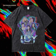 Tryworldbdg OFFICIAL "ITZY" OVERSIZED T-Shirt | Washed Shirt | Stone WASH | Oversized T SHIRT | Itzy