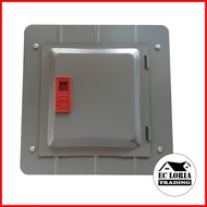 ◵ ◩ America Wall Electrical Panel Box Board for Plug in Circuit Breaker 4 Branches (6 Hole Enclosur