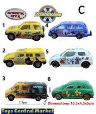 Die cast street machine mainan mobil miniatur pro engine - motif CD