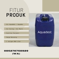Air Aquadest / Aquades / Air Suling - Harga Per jerigen - 20 liter