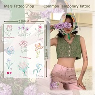 【Mars Tattoo】Common Tattoo, Colored Tattoo, Long Lasting,Temporary Tattoo Sticker, Fake Tattoo, Flow