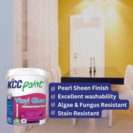 KCC Paint 5 liter Interior Wall Pearl Sheen Finish Cat Bancuh Cat Dalam Rumah Cat Dinding Cat Kilat