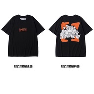 Off White Ow Starry Sky Fireworks Short Sleeve Trendy Mens Plus Size T-shirt Womens Half Sleeve Whit