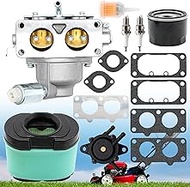 Carburetor Fit For Briggs & Stratton 796258 796227 V-Twin Engine Lawn Mower With Tune Up Kits.Replac