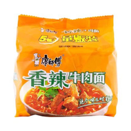 Kang Shi Fu Instant Noodles 5 Packets Spicy Beef 康师傅香辣牛肉面 5袋 - PNXD [China]