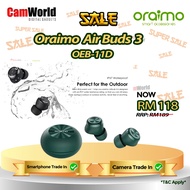 ORAIMO Earbuds Waterproof TWS Black Wireless Earphone Bluetooth Bass Airbuds OEB-E11D