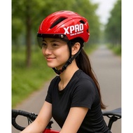 XPRO Bicycle with Flashing Light Genuine Bicycle Helmet Brand XPRO HELMETS