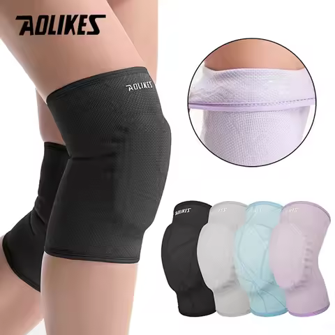 AOLIKES Knee Pads Volleyball Kids Youth Adults Dance Knee Pad Soft Stretchy Knee Brace Breathable Kn