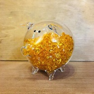 魷魚遊戲同款 水晶玻璃鑽石豬 生肖豬 招財豬