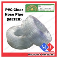 ( 1 METER ) EPI PVC Clear Hose Pipe Transparent Hose Air Line tube Oil Tubing PVC Clear Tubing Tube 