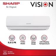AC SHARP 1PK AH-A9UCYN SPLIT 9UCYN 1PK A9UCY LOW WATT - Unit Only
