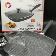 Grill Pan With Lid 28cm
