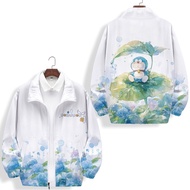 Áo Khoác Nam Doraemon 2024 Mới Dày Có Mũ Trùm Đầu Thường Ngày Mùa Thu Đông Dài Tay Áo Khoác Ngoài Th