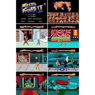 FC Red White Console Game Card < 24 People Street Fighter > Also Known as < Street Fighter 6th Gener