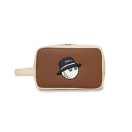 Malbon original imported Korean Double-layer Golf Handbag Clutch Cosmetic Bag High Version Crisp Ver